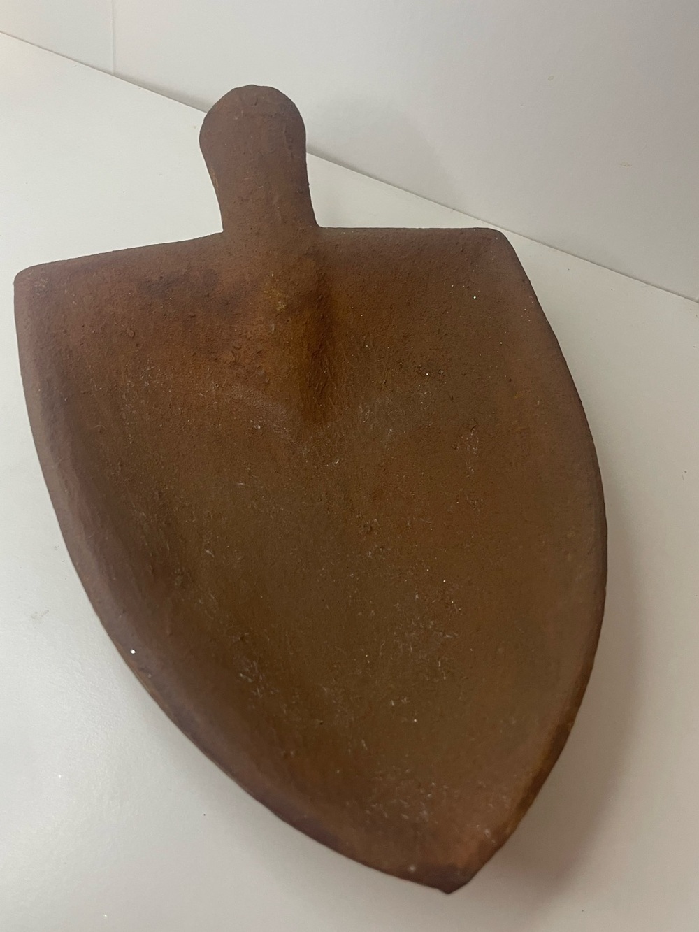 Rustic Brown Shovel Spade Candy Dish, Trinket Dish, Decorative Garden Decor
